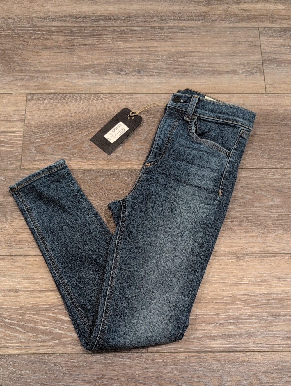 Women's Dark Wash Blue Slim Jeans